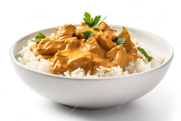 RIZ DINOR A LA SAUCE CURRY AU POULET